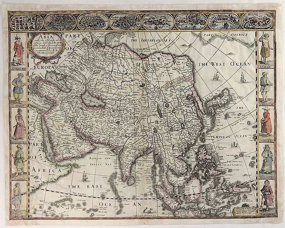 SPEED, John., Asia with the Islands Adjoining Described. . ., antique map, old maps