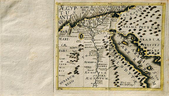 WAGNER, J., Aegyptus Antiqua., antique map, old maps