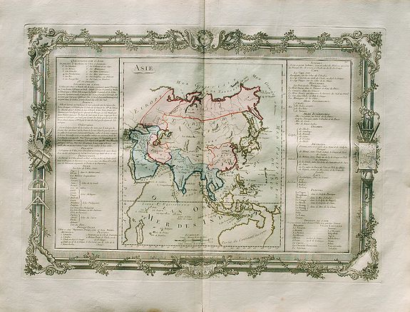 DESNOS, L. , Asie., antique map, old maps