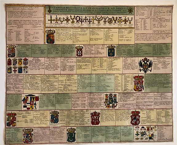 CHATELAIN, Henri Abraham., Tabula Histórica et Geographica ad Breve. . ., antique map, old maps