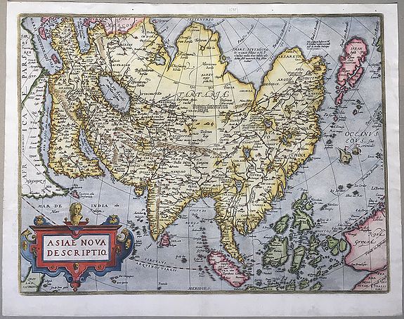 ORTELIUS, A., Asiae Nova Descriptio., antique map, old maps