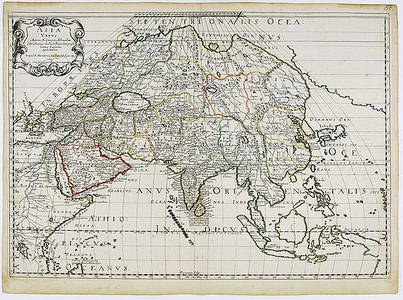SANSON, N., Asia Vetus Autore N. Sanson Abbavillæo Christianiss. . ., antique map, old maps