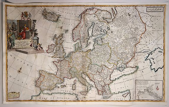 GRIERSON, G., To His Royal Highness Frederick Lewis, Prince of Wales and Earl of Chester, Electoral Prince of Brunswick, This Map of Europe …, antique map, old maps