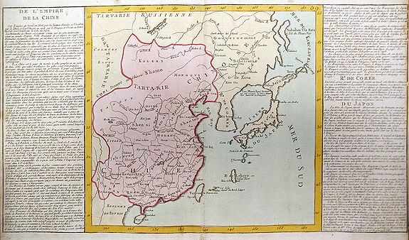 CLOUET, J. B.L., De l'Empire de la Chine, Re. de Coree, du Japon., antique map, old maps