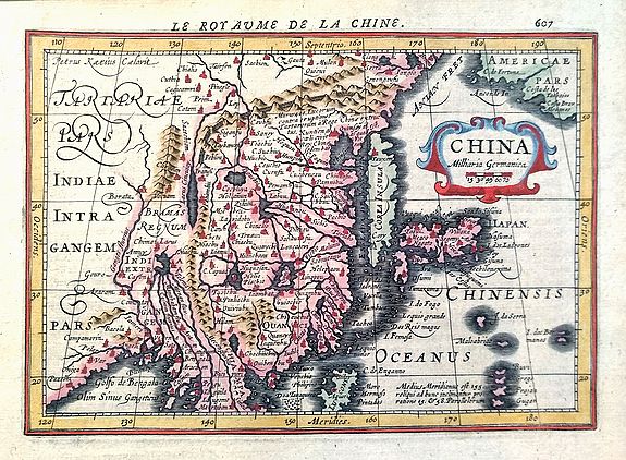 JANSSON, J. , China / Le Royaume de la Chine., antique map, old maps