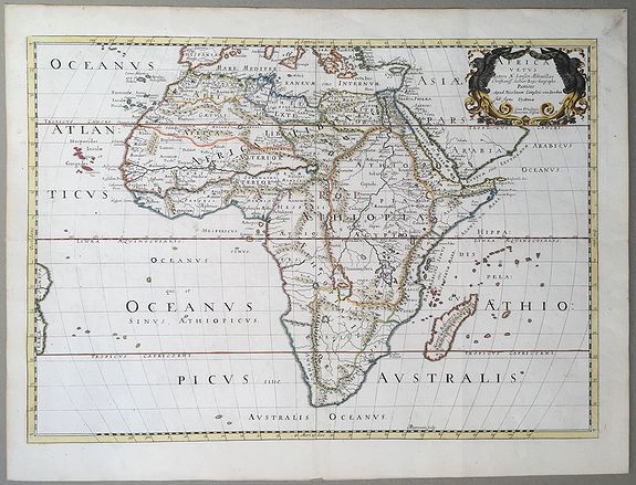 SANSON, Nicolas., Africa Vetus., antique map, old maps