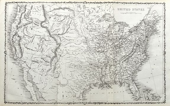 UNKNOWN., United States., antique map, old maps