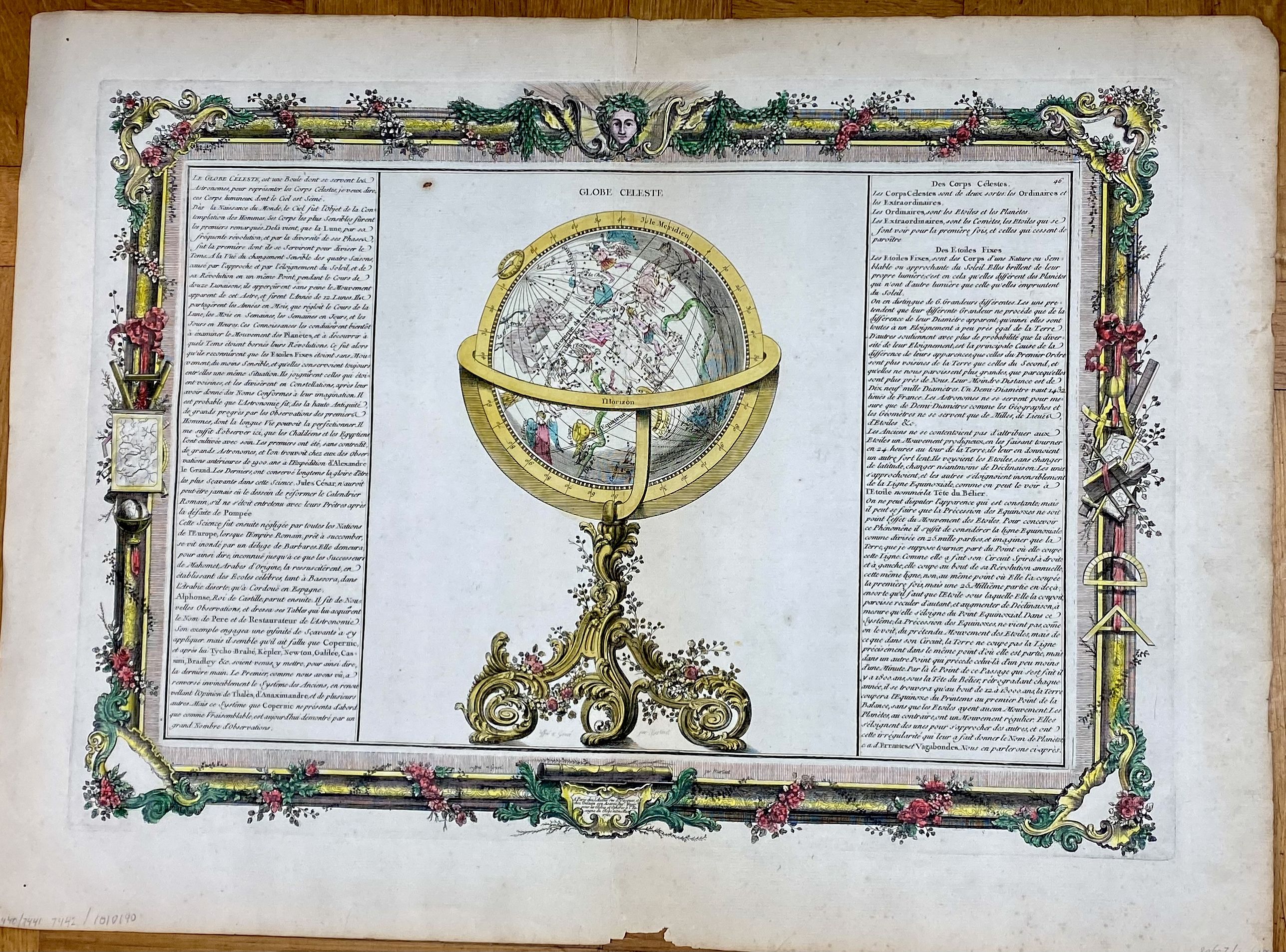 DE MORNAS, C., La Sphere Armillaire. Claude Buy de Mornas, antique map, old maps