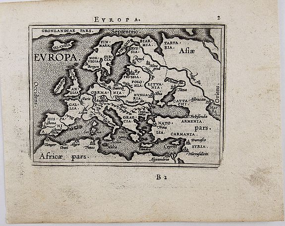 ORTELIUS, A., Europa., antique map, old maps