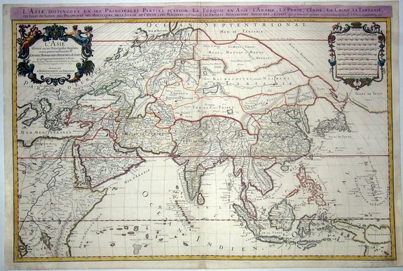 JAILLOT, A-H., L'ASIE DISTINGUE EN SES PRINCIPALES PARTIES. . ., antique map, old maps