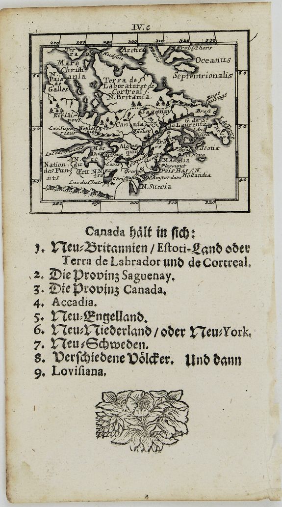 MÜLLER, J. U., Canada., antique map, old maps