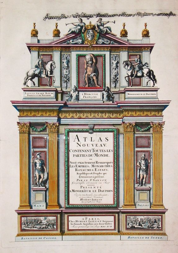 JAILLOT, Alexis-Hubert , Atlas Nouveau, contenant Toutes les Parties du monde. , antique map, old maps