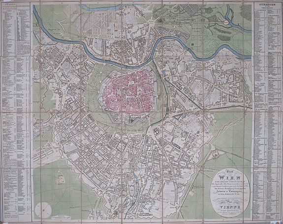 ARTARIA & COMPAGNIE., (Vienna) Plan von Wien Und Dessen Vorstädten ... / Plan De Vienne et ses faxbourgs ..., antique map, old maps