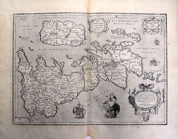 ORTELIUS, A., Britannicarum Insularum Typus., antique map, old maps