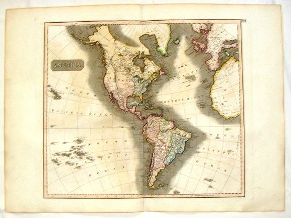 THOMSON, J., America., antique map, old maps