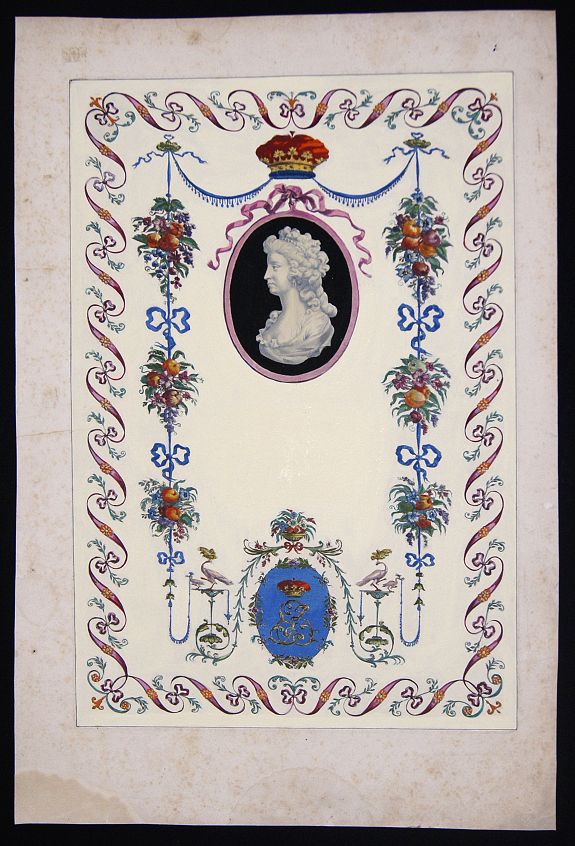 Pergolesi ,Michael Angelo, Encourage of the Artists.. To her grace Elisabeth Duchess of Buccleugh, antique map, old maps