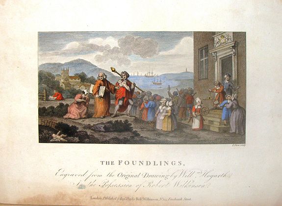 HOGARTH, W., The Foundling., antique map, old maps