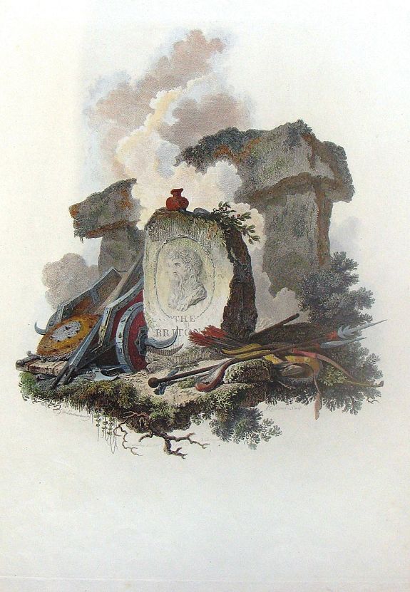 LANDSEER, J., The Briton., antique map, old maps