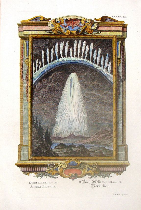 SEDLEZKY, B., Aurora Borealis., antique map, old maps