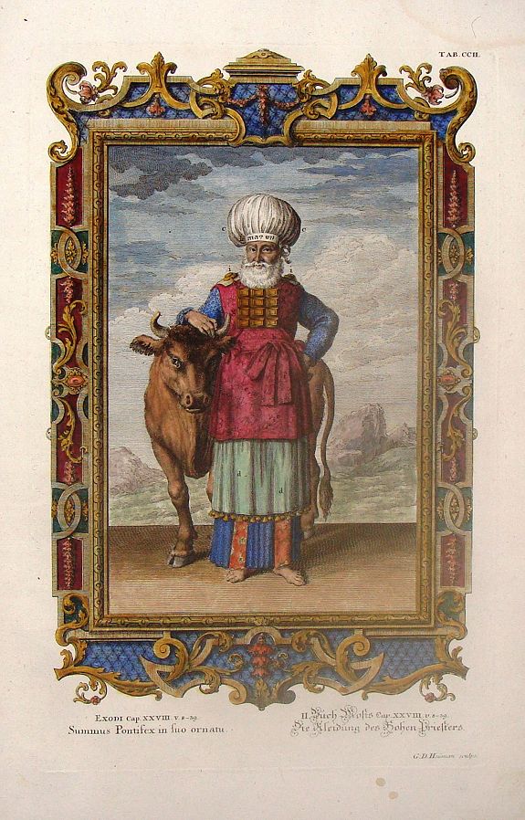 HEIIAN, G., Garments of the High Priests., antique map, old maps