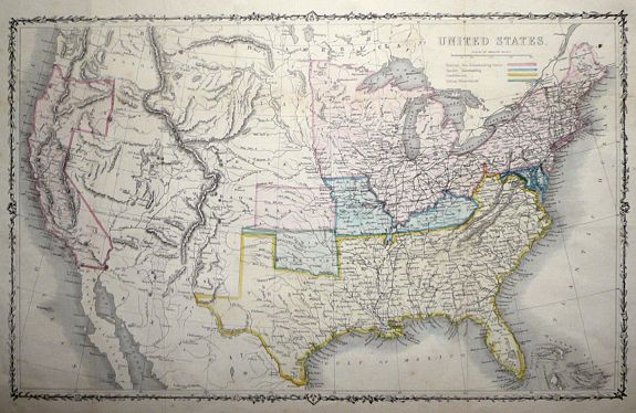 RAPKIN, John, United States., antique map, old maps