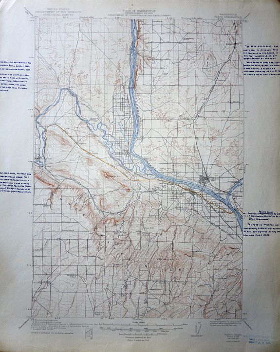MARSHALL , R. B., A set of 60 United States Department of the Interior Geological Survey Topographic Maps, antique map, old maps