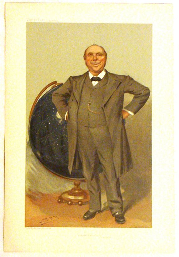 VANITY FAIR, Popular Astronomy (Sir Robert Stawell Ball)., antique map, old maps