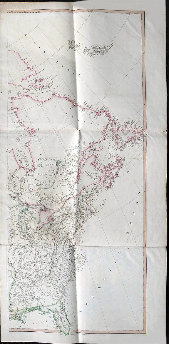ARROWSMITH, A., A Map Exhibiting all the New Discoveries in the Interior Parts of North America..., antique map, old maps