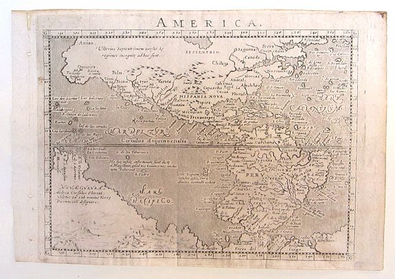 MAGINI, GIOVANNI ANTONIO, America., antique map, old maps