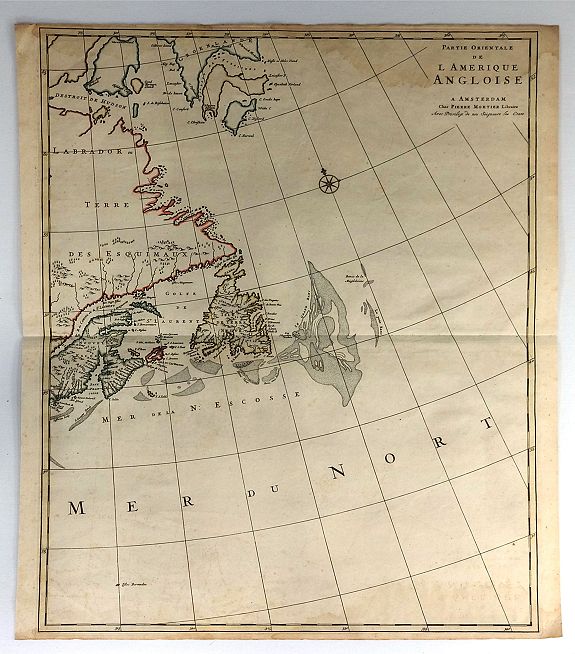 MORTIER, P.,, Partie Orientale de l'Amérique Angloise., antique map, old maps