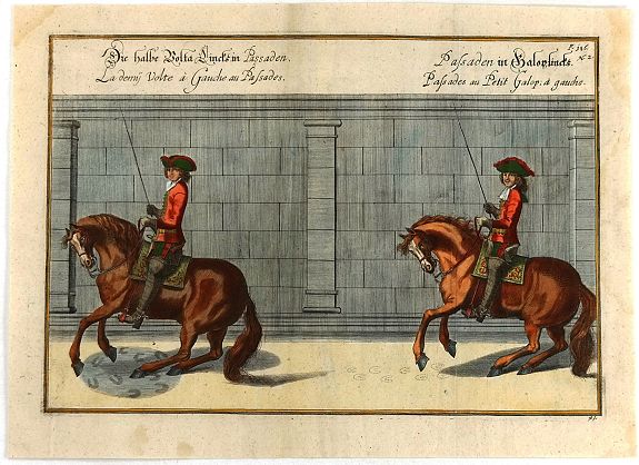 CAVENDISH, W., Passades au Petit Galop a Gauche., antique map, old maps