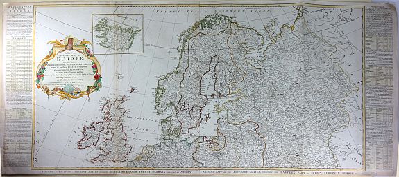 KITCHEN, T., A New and Accurate Map of Europe. Divided into its Empires, Kingdoms, States and Republics. . . , antique map, old maps