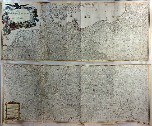 DELAROCHETTE, L., Map of the Empire of Germany, Including All the States Comprehended Under that Name: With the Kingdom of Prussia, &c. , antique map, old maps