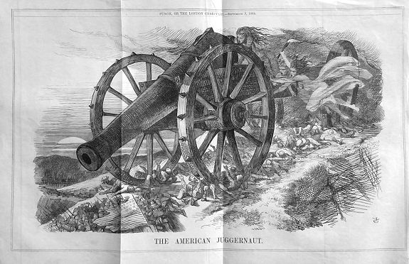 Joseph Swain / PUNCH, A set of 20 humorous prints from 1856 - 1865. All with American, Civil War, Oregon Treaty and Abraham Lincoln interest, antique map, old maps