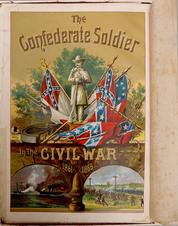 Courier-Journal Job Print Company., The Confederate Soldier in the Civil War, 1861-1865., antique map, old maps