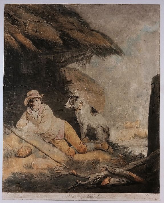 BERNARD, W., The Shepherd., antique map, old maps