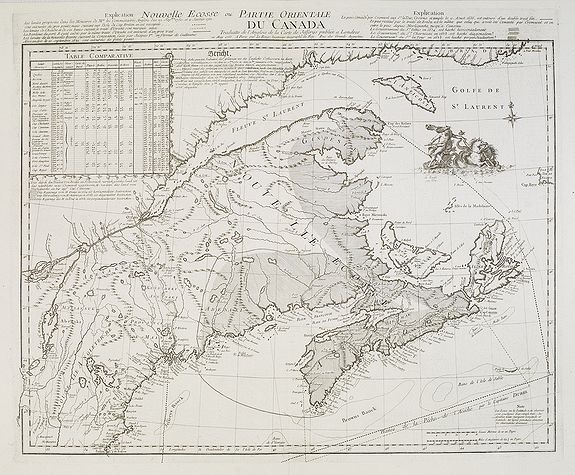 LE ROUGE, G.L., Nouvelle Ecosse ou Partie Orientale du Canada ..., antique map, old maps