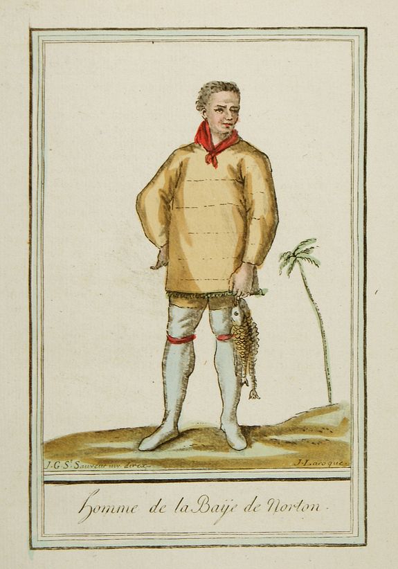 GRASSET de SAINT-SAUVEUR, J., Homme de la Baÿe de Norton., antique map, old maps