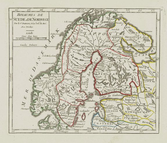 Royaumes de Suede et de Norwege..