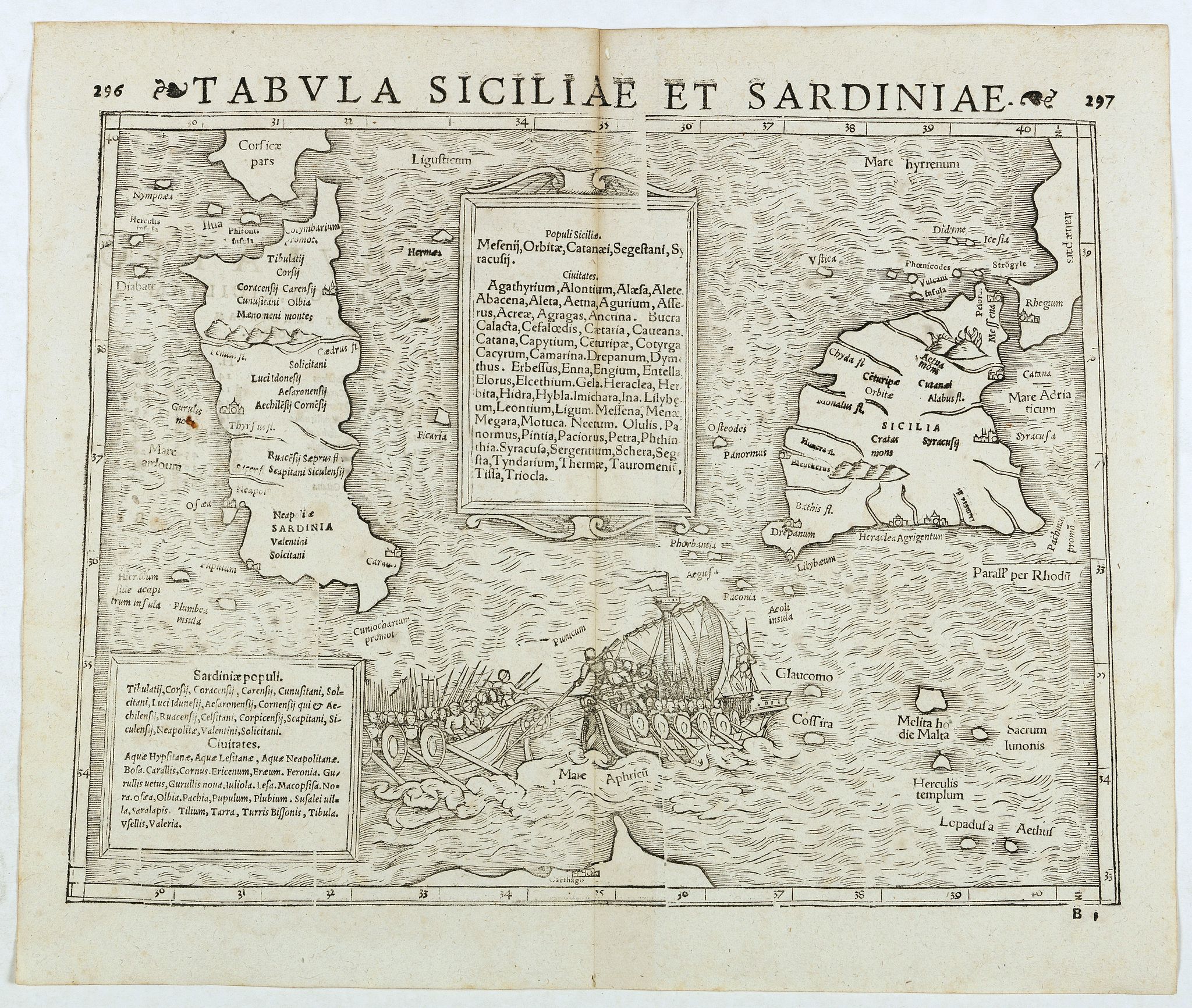Tabula Siciliae et Sardiniae