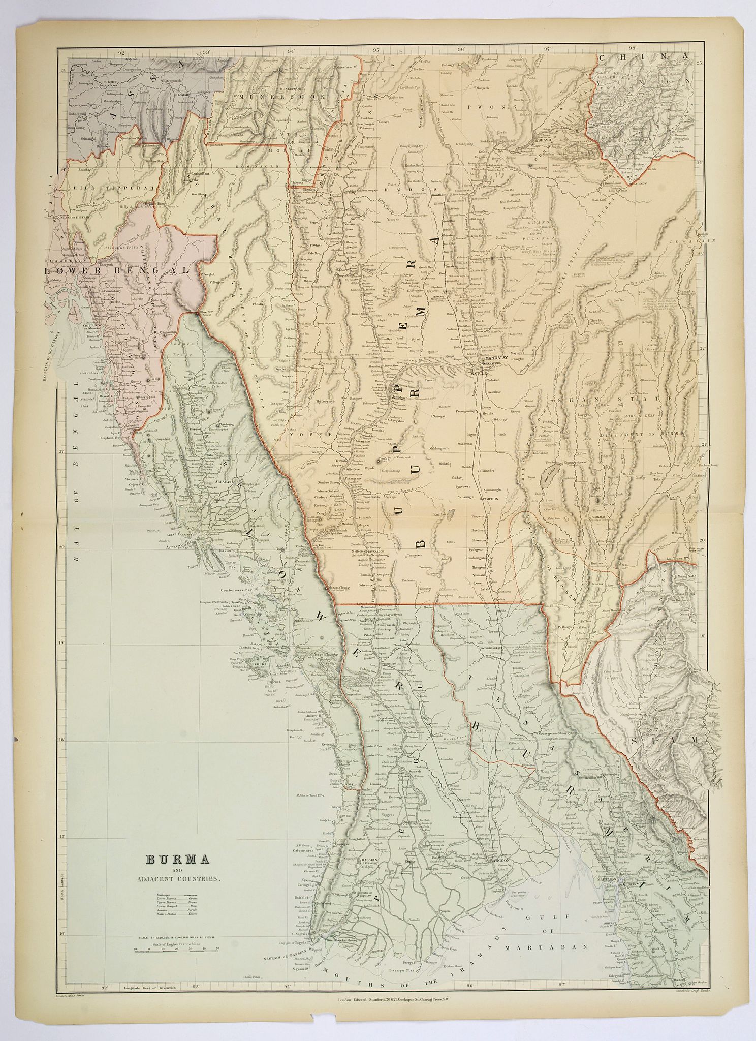 Burma and adjacent countries