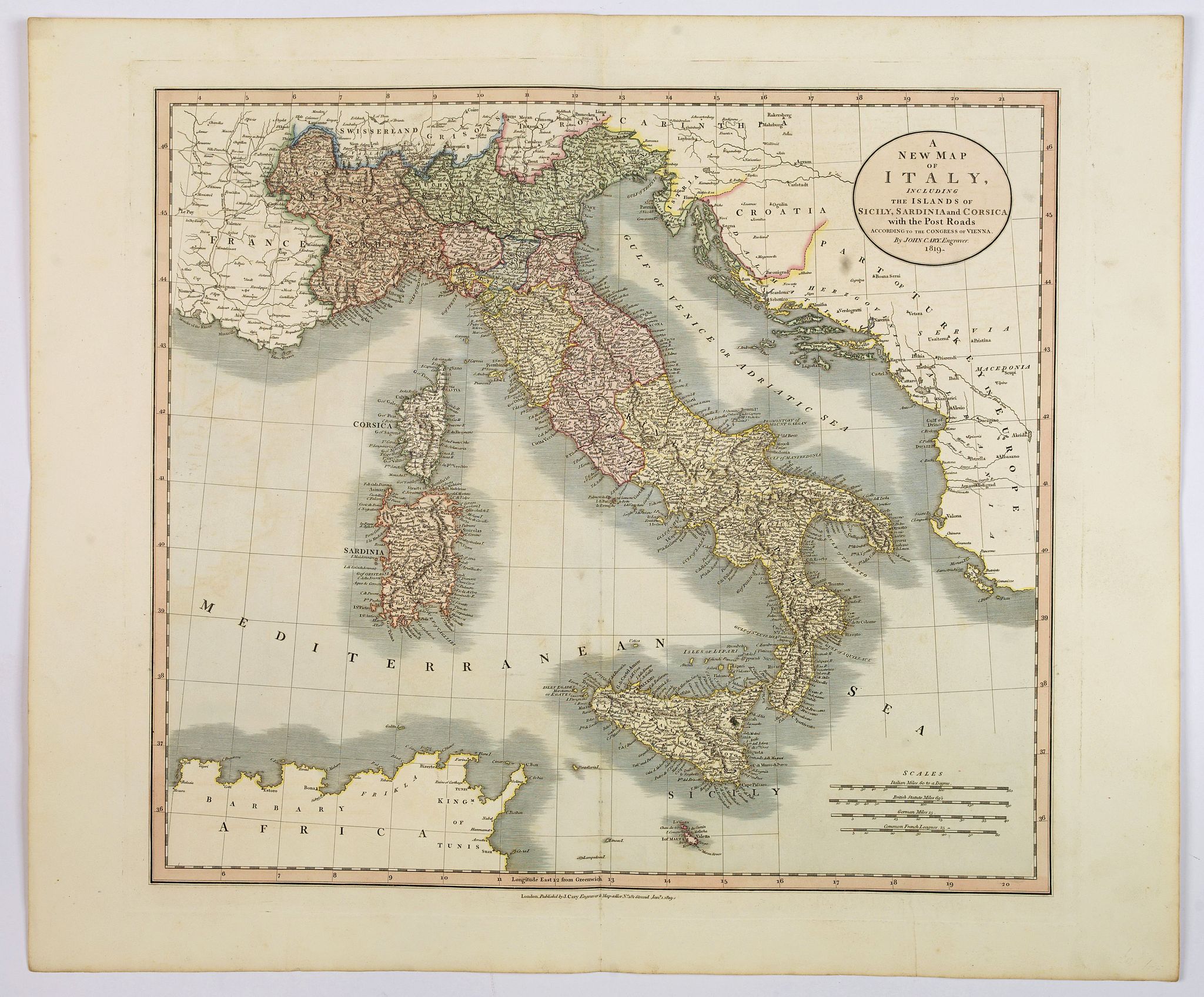 A New Map of Italy. . .