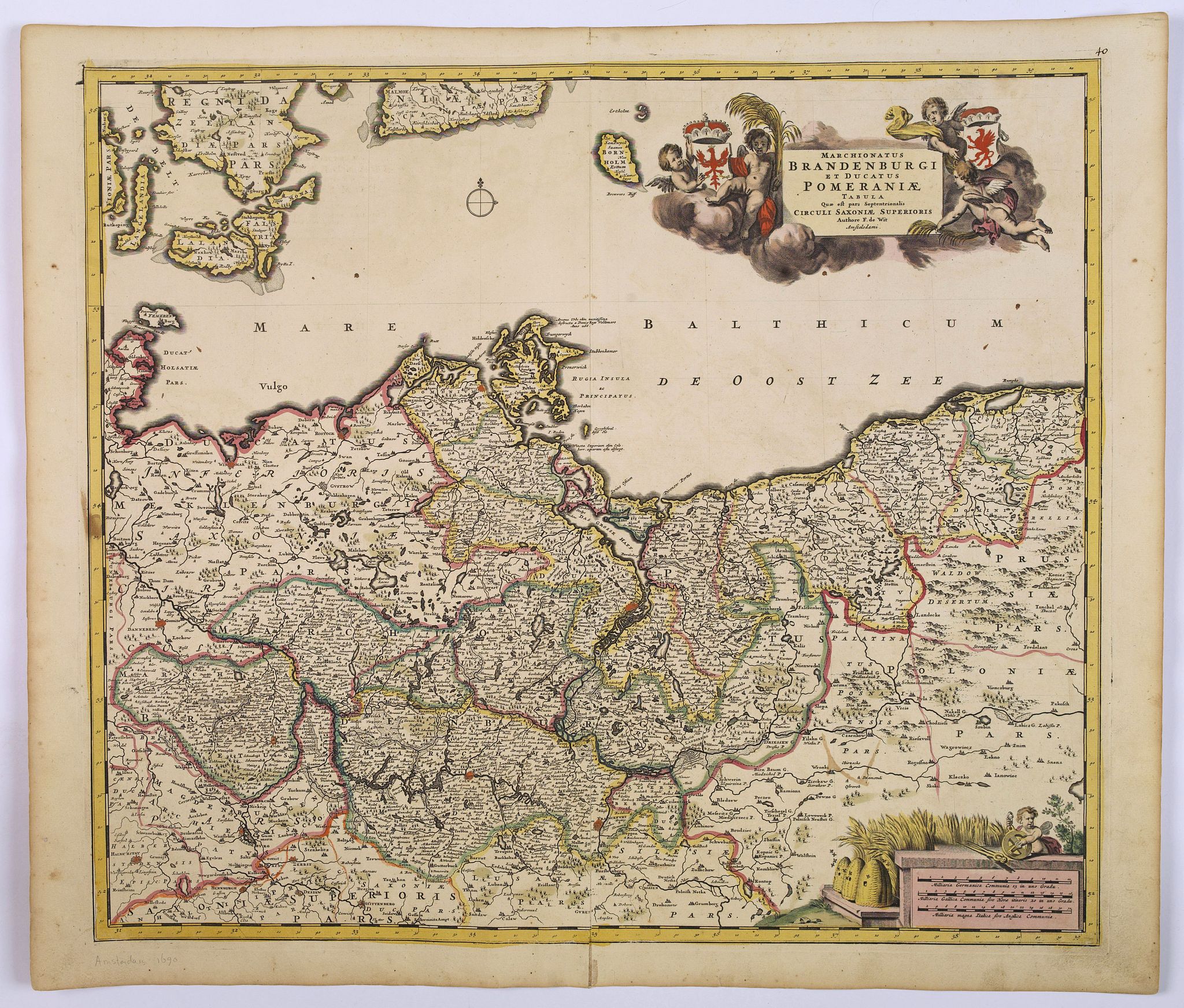 Marchionatus Brandenburgi et Ducatus Pomeraniae Tabula