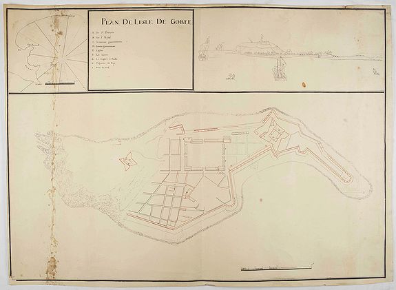 Plan de l'Isle de Goree.