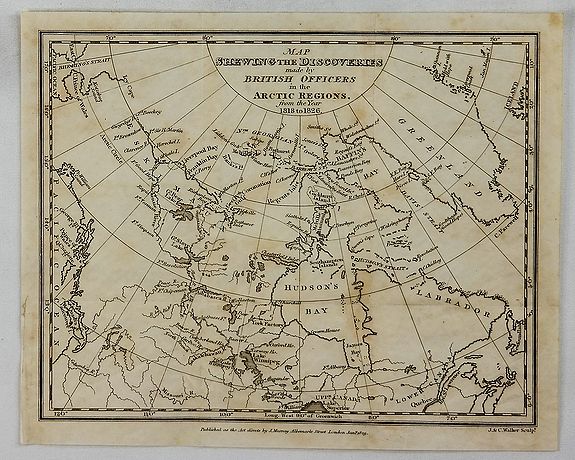 Map Shewing the Discoveries made by British Officers in the Arctic Regions