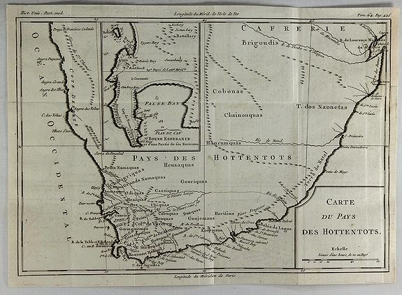 Carte du Pays des Hottentots