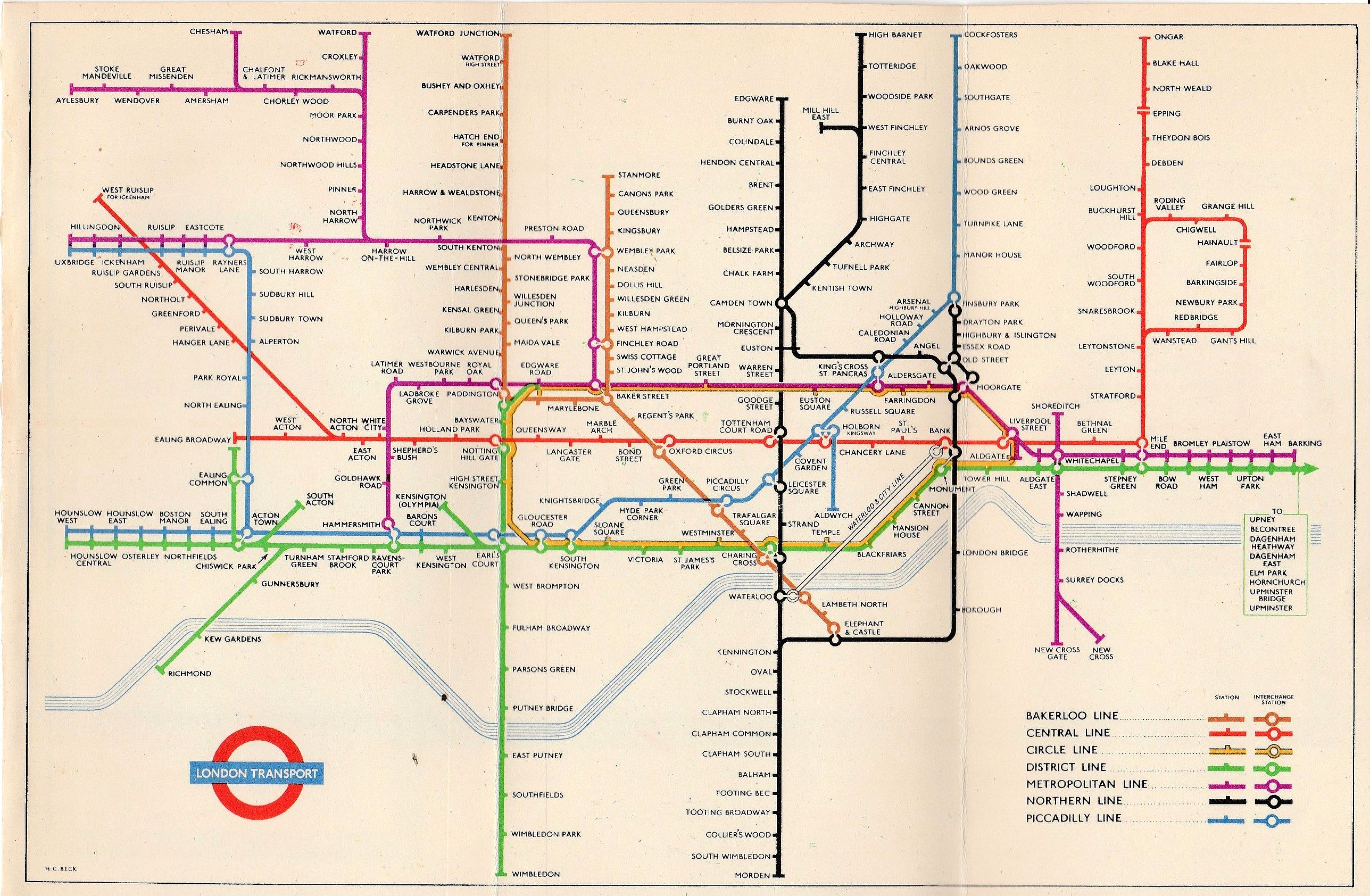[London Underground map]