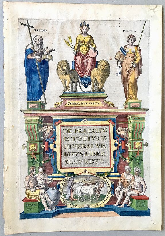 [Title Page] De Praecipuis, Totius Universi Urbibus.. Liber Secundus.