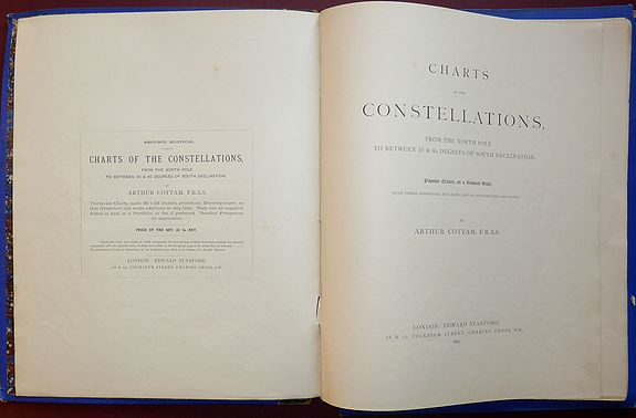 Charts of the Constellations, from the North Pole to between 35 & 40 Degrees of South Declination. Popular Edition, on a Reduced Scale With Three Additional key Maps and Introduction and Notes