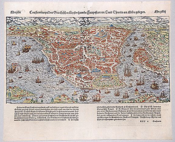 Constantinopel des Griechischen Keijserthumbs Hauptstatt im Lande Thracia am Meere gelegen...